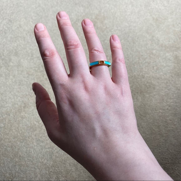 FENDI Enameled Baguette ring - Picture 8 of 8